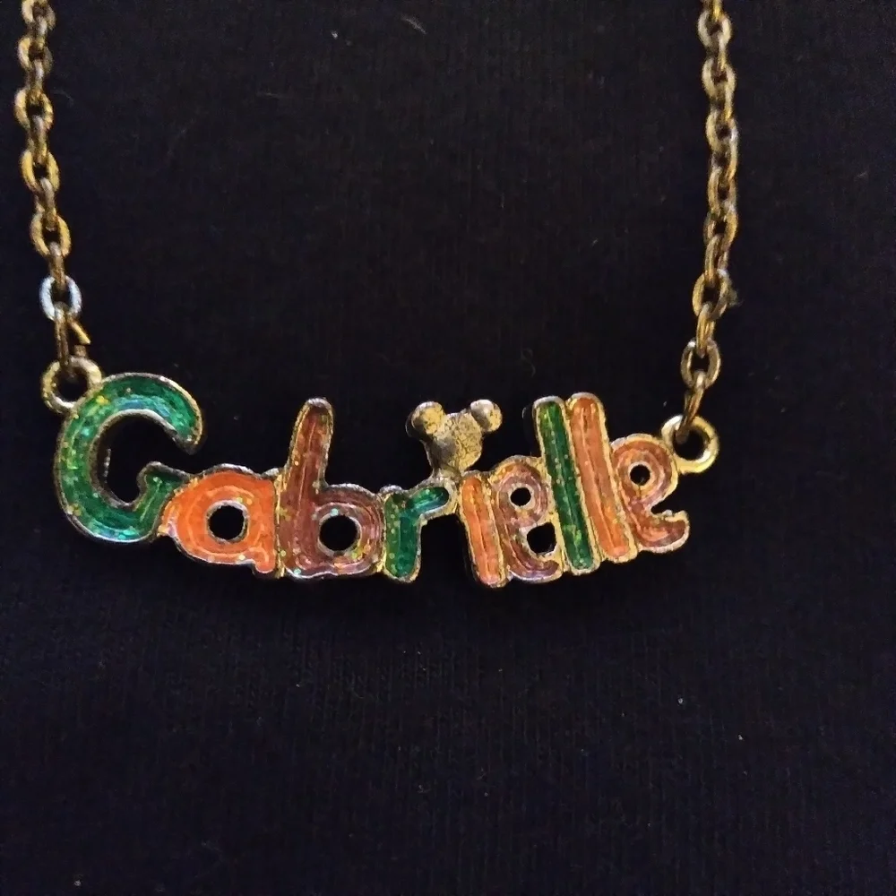 Kids silver tone Disney necklace lot
